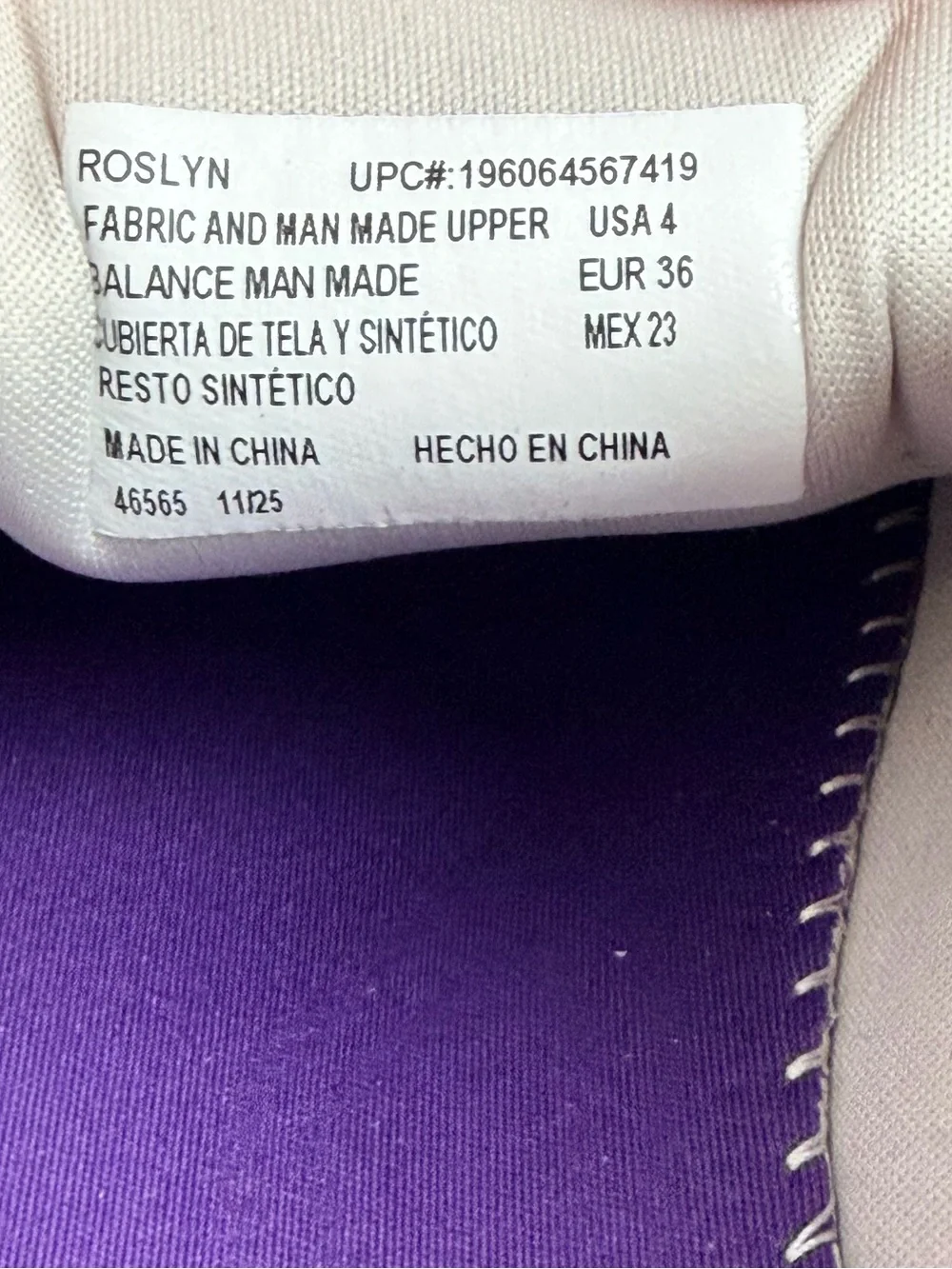 Eddie Bauer Kids Lavender Butterfly Sneakers